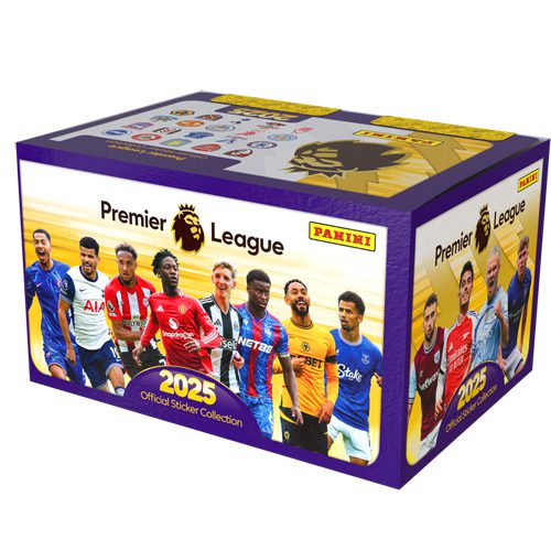 Premier League 2025 Official Sticker Collection - Box of 100 Packs