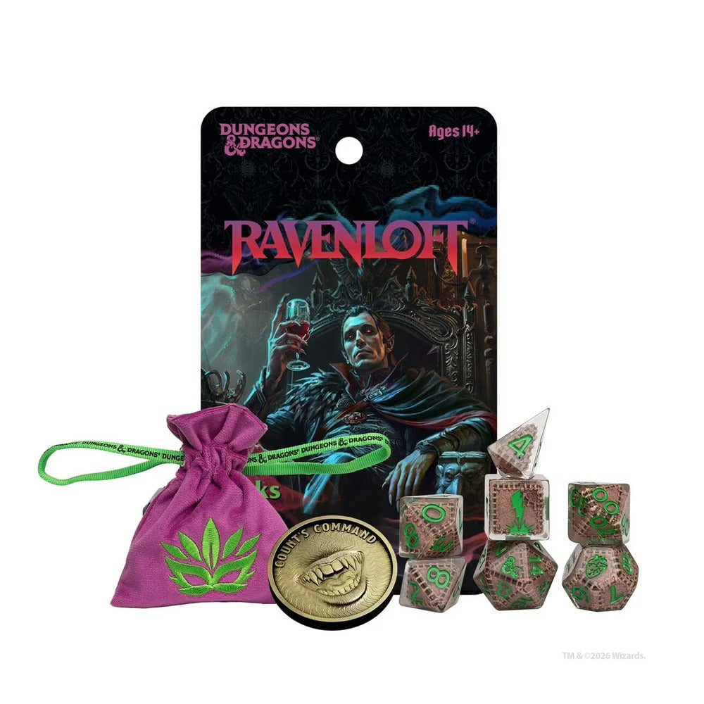 Dungeon & Dragon: Mists of Ravenloft Treasure Packs - Sirius Dice | Zatu Games