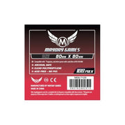 100 Mayday Clear Square Card Sleeves 80mm x 80mm