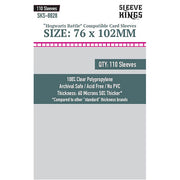 110 x Hogwarts Battle Large Sleeves (76mm x 102mm)