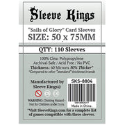 110 x Sails Of Glory Card Sleeves (50mm x 75mm)
