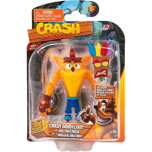 11cm Crash Bandicoot with Mask