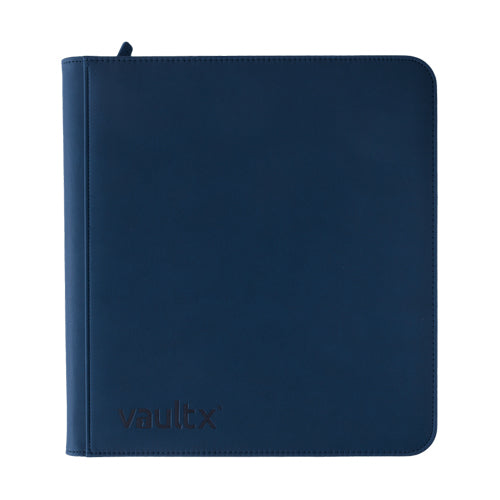 Vault X - 12-Pocket Exo-Tec Zip Binder XL - Ocean Blue | Zatu Games