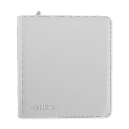 12-Pocket Exo-Tec® Zip Binder White Edition - White Edition
