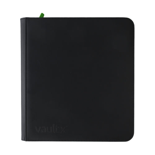Vault X - 12-Pocket Exo-Tec Zip Binder - Signature Black | Zatu Games