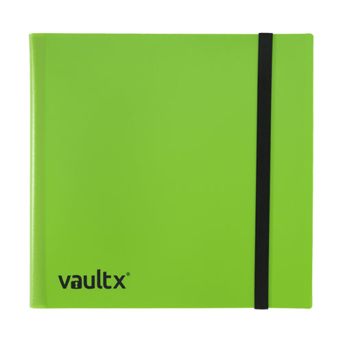 12-Pocket Strap Binder - Green