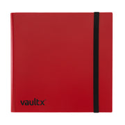 12-Pocket Strap Binder - Red