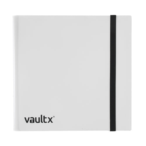 12-Pocket Strap Binder - White