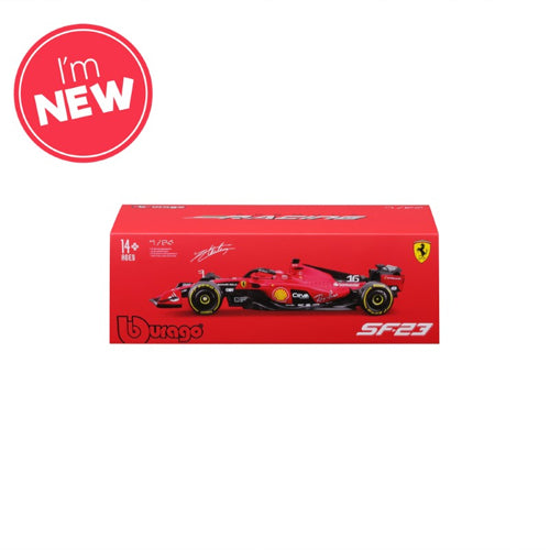 1:24 F1 2023 Ferrari SF-23 Leclerc With Helmet