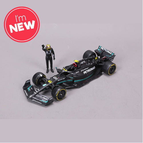 1:24 F1 MB W14 2023 With Driver Figure Hamilton