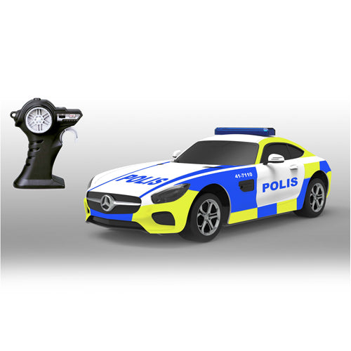 1:24 RC Mercedes-AMG GT Sweden Police 2.4Ghz(Batt. Not Included)