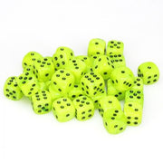 12Mm D6 Dice Block: Vortex Bright Green/Black