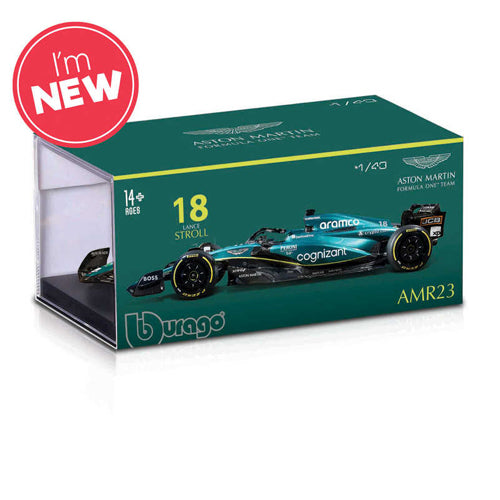 1:43 F1 Aston Martin 2023 AMR23 With Helmet Stroll