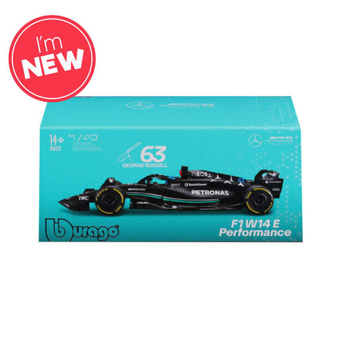 1:43 F1 MB W14 2023 With Helmet Russell