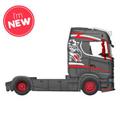 1:43 Street Fire Haulers Custom Cabs Scania S730 Black