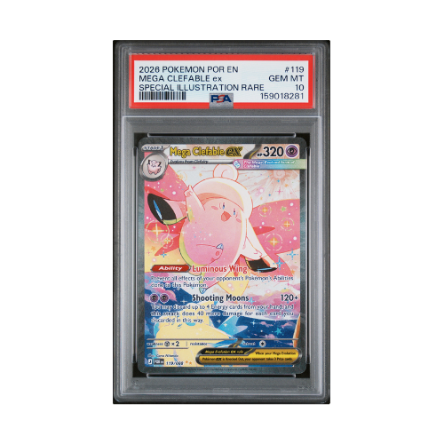 Mega Clefable ex POR 119/088 - Holo - PSA 10