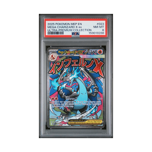 Mega Charizard X ex MEP 023 - Holo - PSA 8