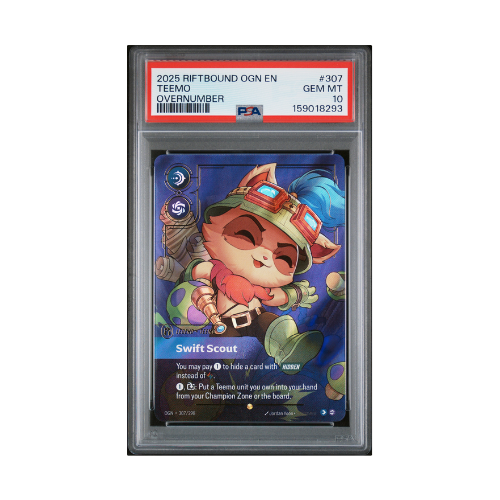 Teemo - Swift Scout OGN 307/298 - Overnumber - Holo - PSA10