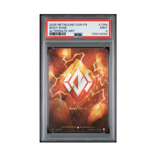 Body Rune - Alternate Art OGN 126a/298 - Holo - PSA 9