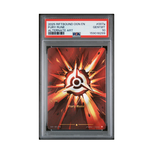 Fury Rune - Alternate Art OGN 007a/298 - Holo - PSA 10