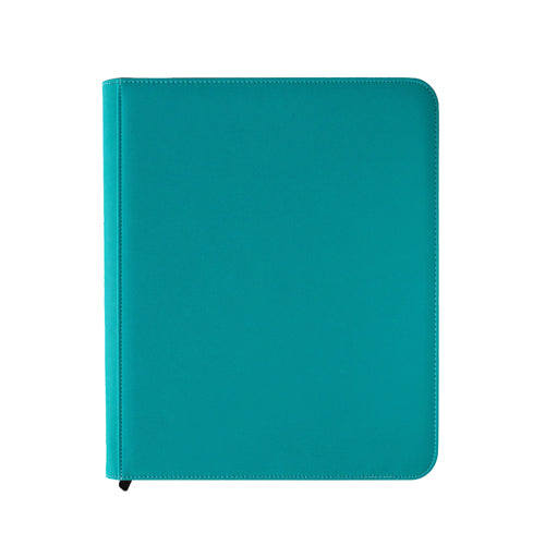 16 Pocket Zip Binder - Turquoise