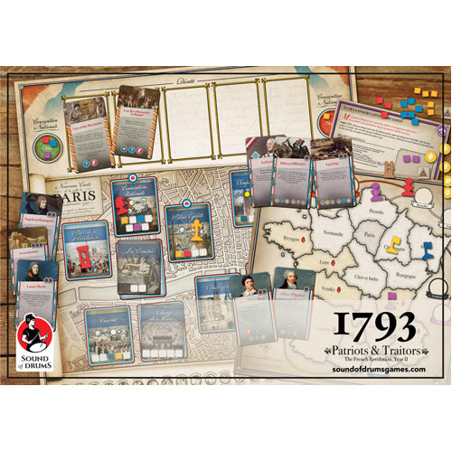 1793: Patriots & Traitors, LTD Deluxe Edition Wooden Box