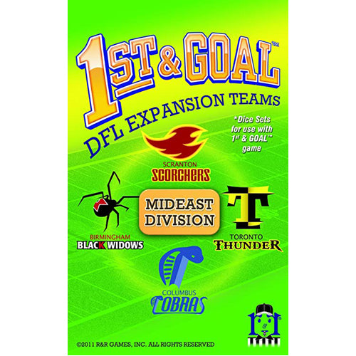 1st and Goal Board Game: Expansion 1: Mid-East Division