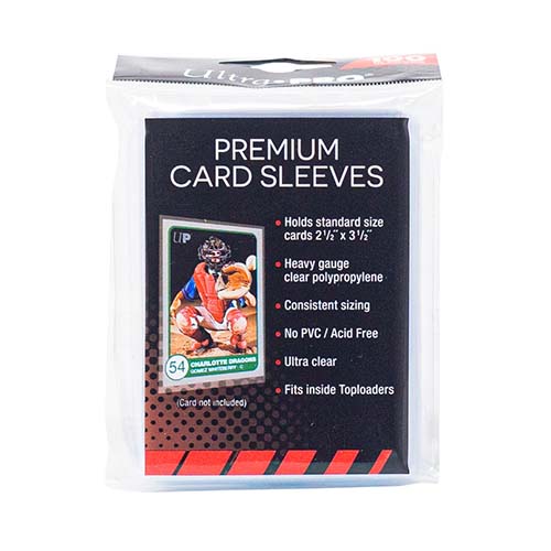 2-1/2" x 3-1/2" Premium Card Sleeves
