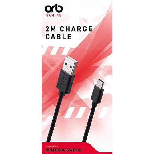 2 Metre Charge Cable (ORB) - Nintendo Switch