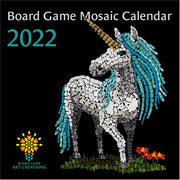 2022 Board Game Mosaic Calendar