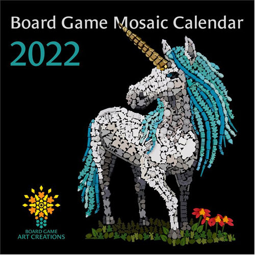 2022 Board Game Mosaic Calendar