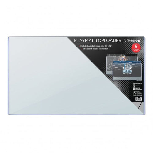 24" x 14" Playmat Toploader 5ct