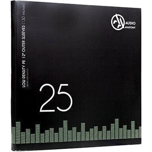 25x 12 Inch PE Outer Sleeves (130 Micron)