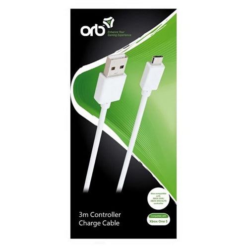 3M Charge Cable [White] (ORB) - Xbox One
