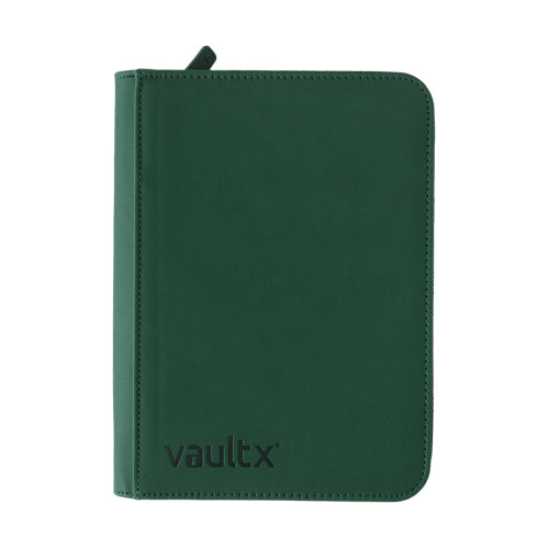 Vault X - 4-Pocket Exo-Tec Zip Binder - Forest Green | Zatu Games