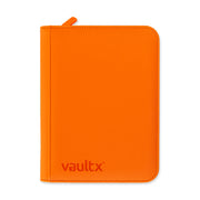 4-Pocket Exo-Tec® Zip Binder Just Orange - Orange