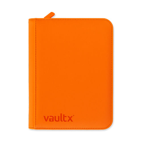 4-Pocket Exo-Tec® Zip Binder Just Orange - Orange