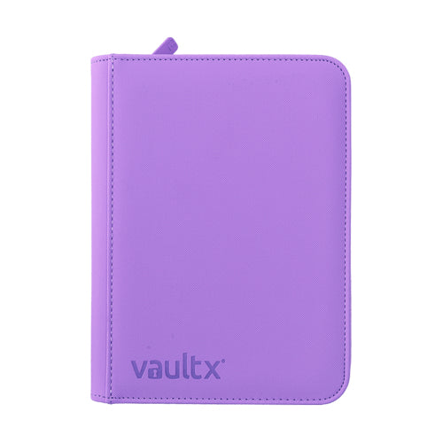 4-Pocket Exo-Tec® Zip Binder Just Purple - Purple