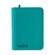4-Pocket Exo-Tec® Zip Binder - Ocean Blue