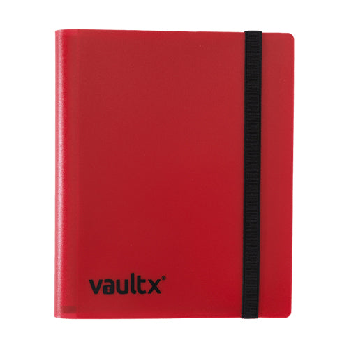 4-Pocket Strap Binder - Red