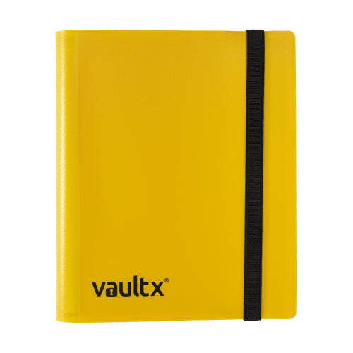 4-Pocket Strap Binder - Yellow