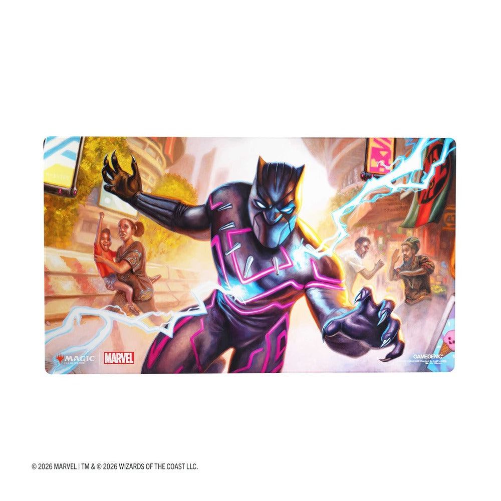 Gamegenic Magic: The Gathering Marvel Super Heroes Shiny Playmat - Striking Black Panther | Zatu Games