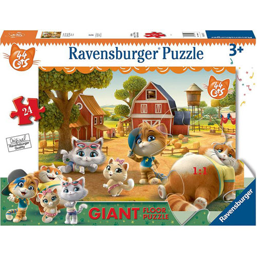 44 Cats Giant Floor Puzzle (24 pieces)