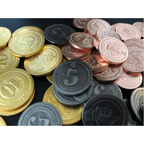 50 Industrial Metal Coins