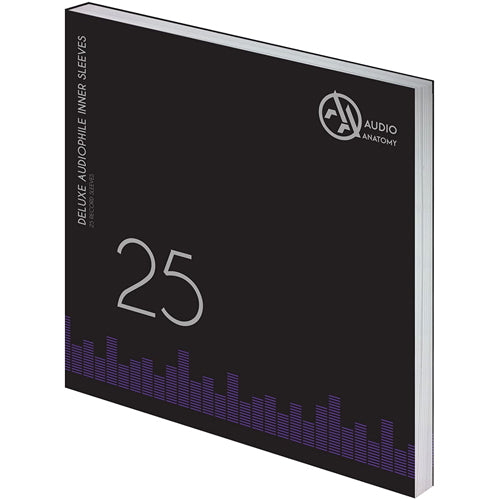 50x 12 Inch PP Crystal Clear Outer Sleeves (80 Micron)