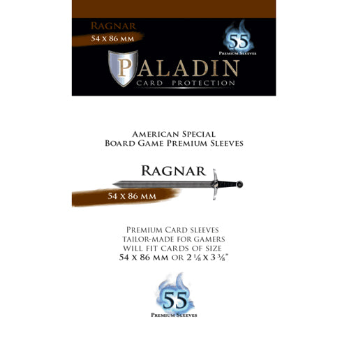 55 x Paladin Card Sleeves: Ragnar (54mm x 86mm)