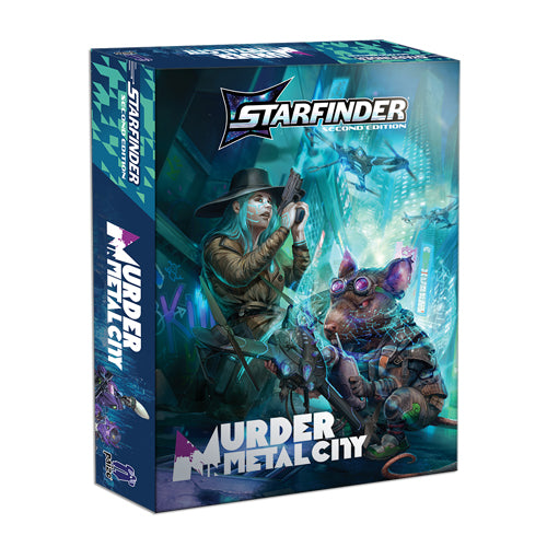 *A Grade* Starfinder RPG 2nd Edition: Murder In Metal City Deluxe Adventure