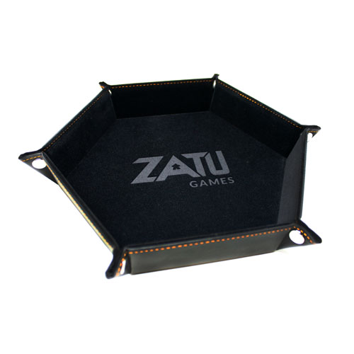 Zatu Hexagonal Dice Tray - Black