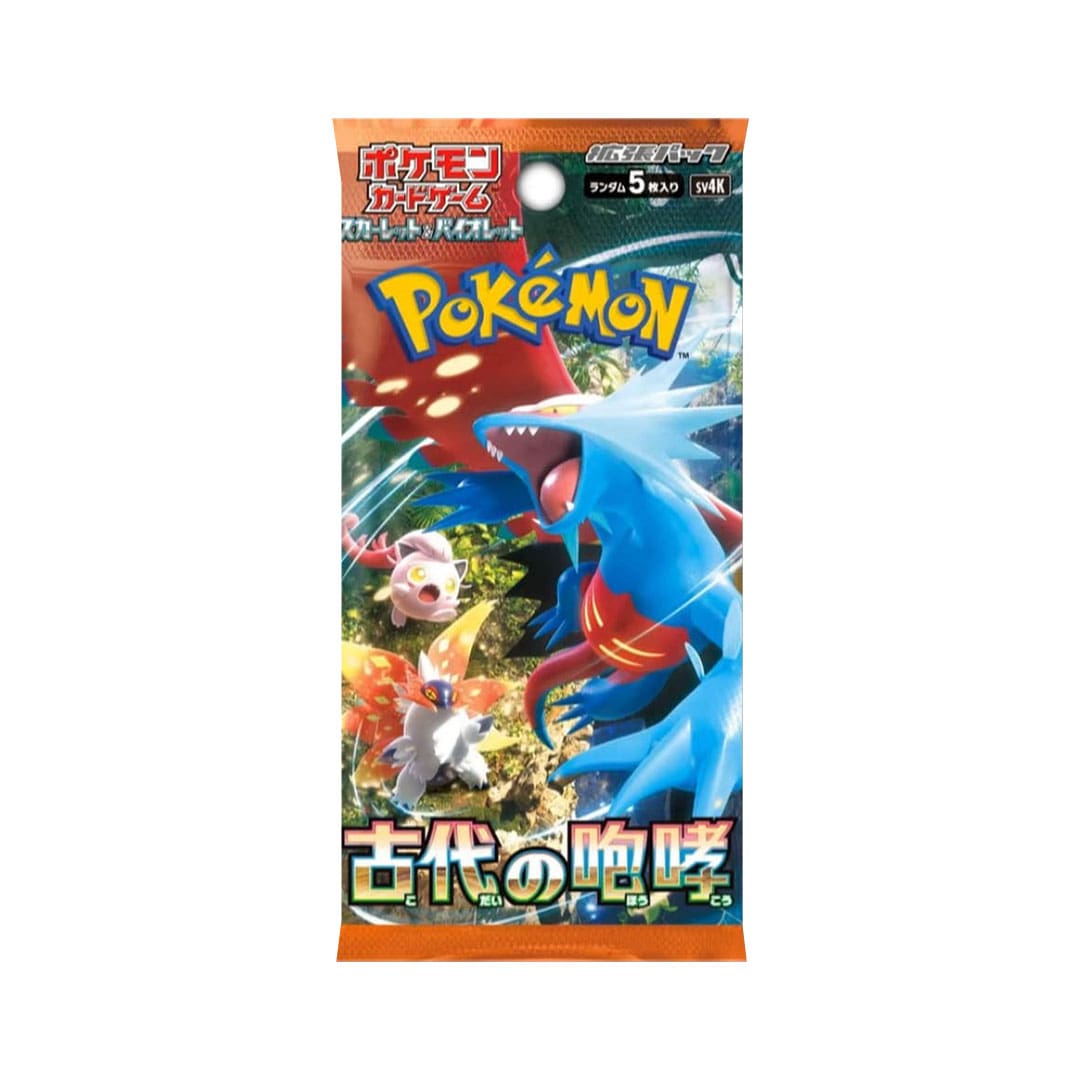 Pokemon TCG: JAPANESE Pokemon Ancient Roar sv4k - Booster Pack