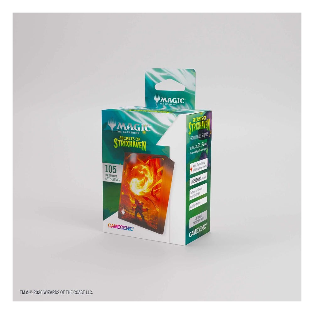 Gamegenic Magic: The Gathering - Secrets of Strixhaven Premium Art Sleeves - Mana 4 | Zatu Games